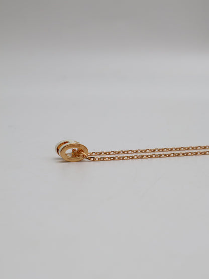 HERMES Mini pop H項鍊 - 白玫瑰金