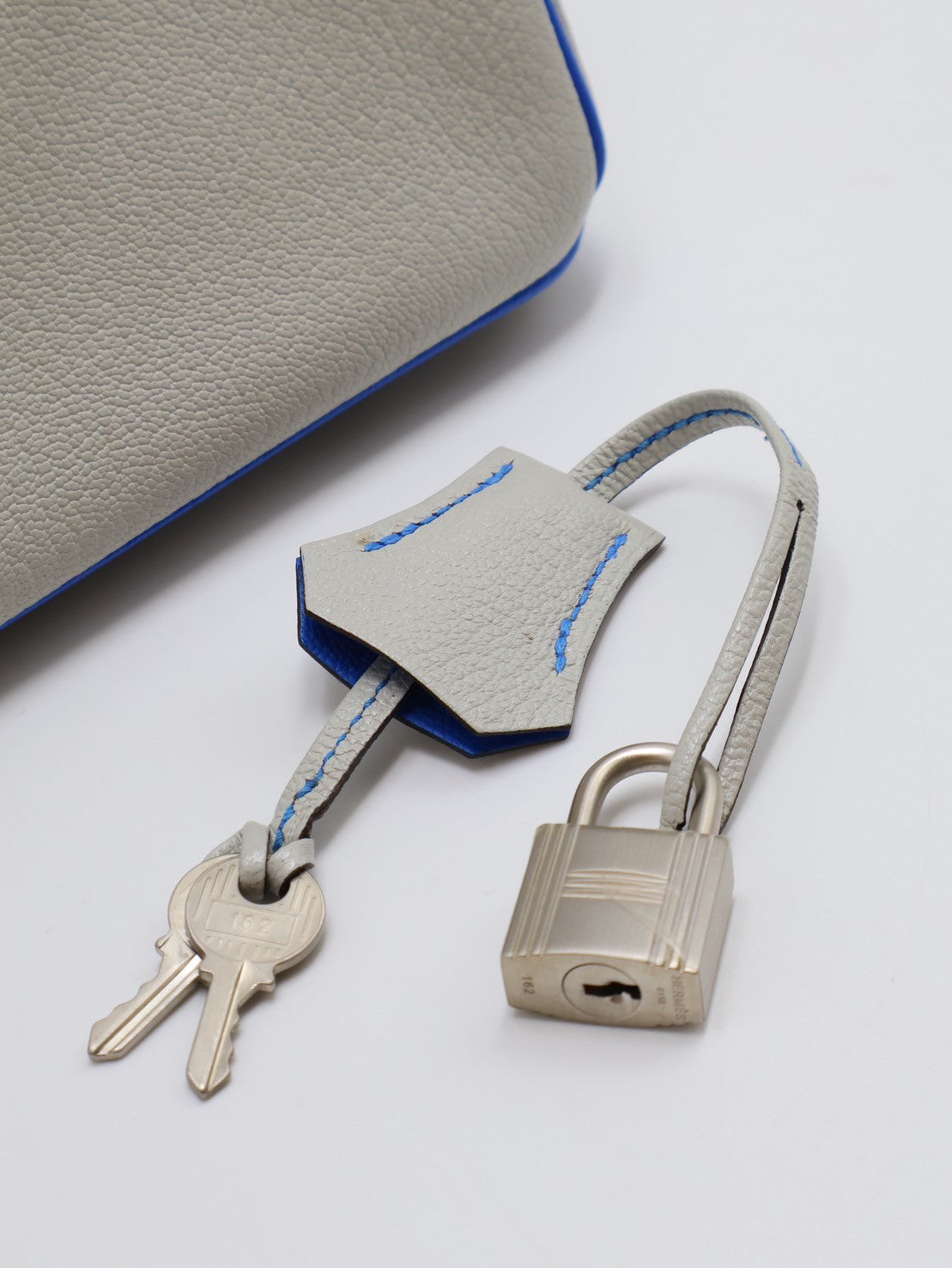 HERMES Birkin 25 - 珍珠灰拚水妖藍 D