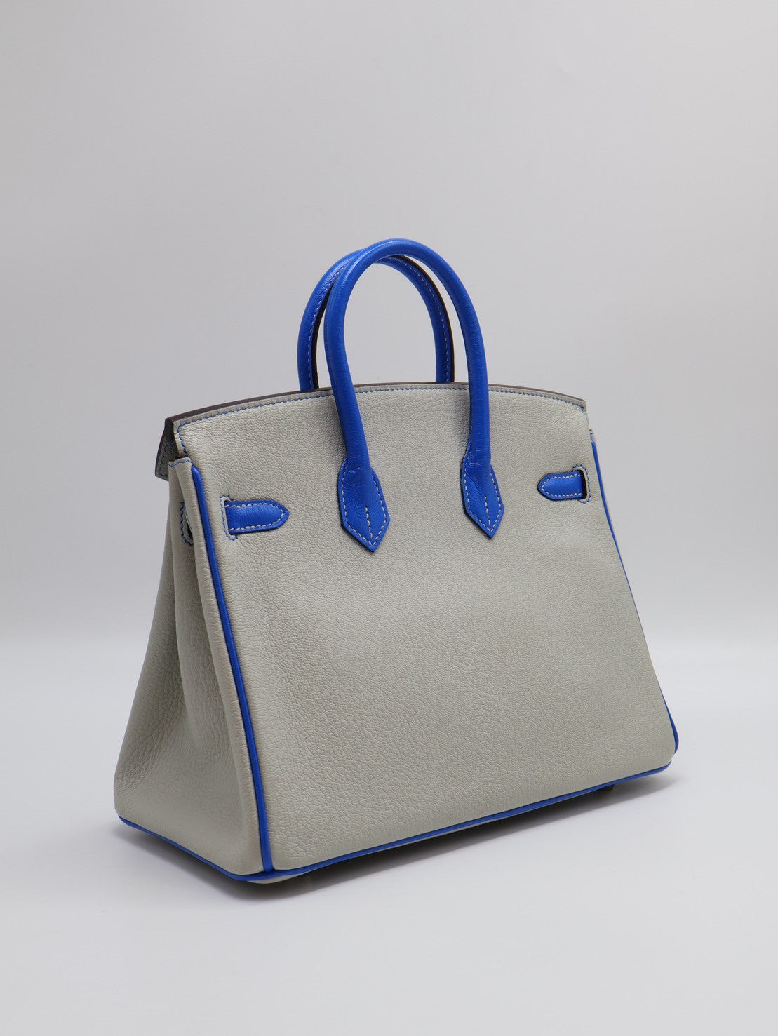 HERMES Birkin 25 - 珍珠灰拚水妖藍 D