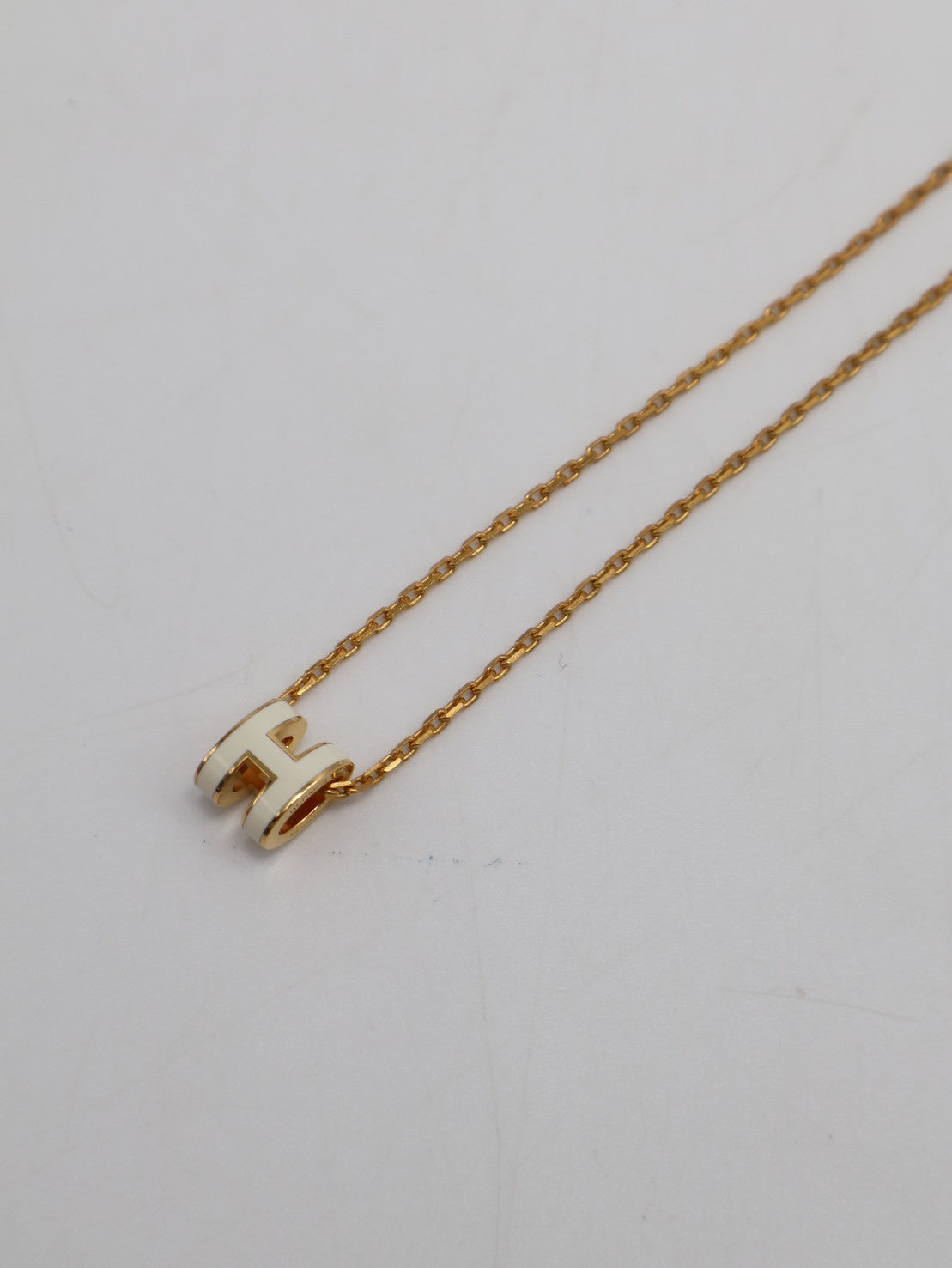 HERMES Mini pop H項鍊 - 白金
