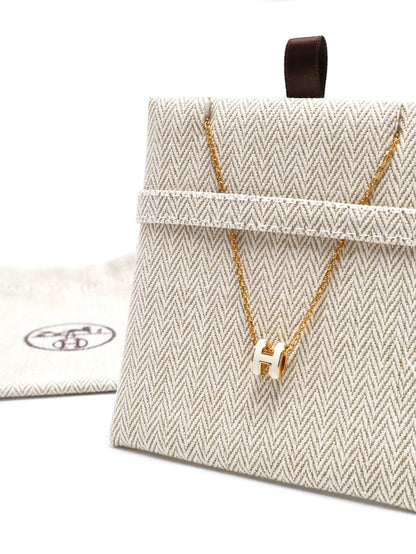 HERMES Mini pop H項鍊 - 白金