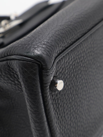 HERMES Kelly 32 - 黑銀 🅀