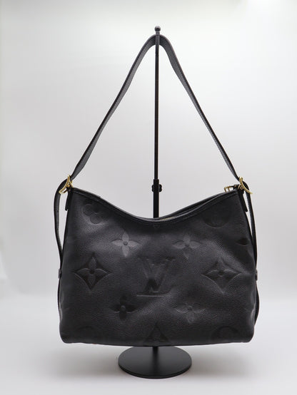LOUIS VUITTON CarryAll PM - 壓紋牛皮黑