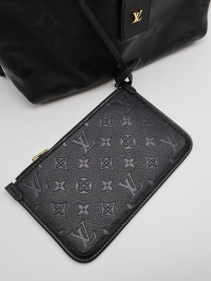 LOUIS VUITTON CarryAll PM - 壓紋牛皮黑