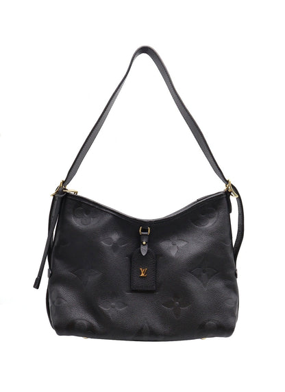 LOUIS VUITTON CarryAll PM - 壓紋牛皮黑