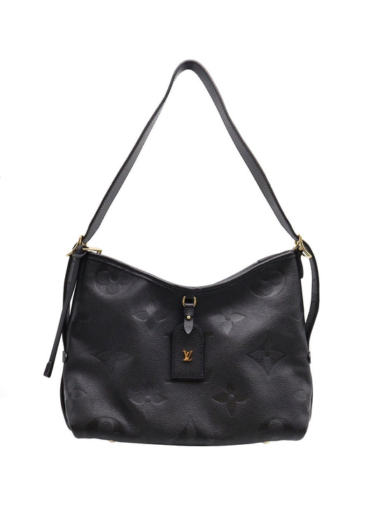 LOUIS VUITTON CarryAll PM - 壓紋牛皮黑