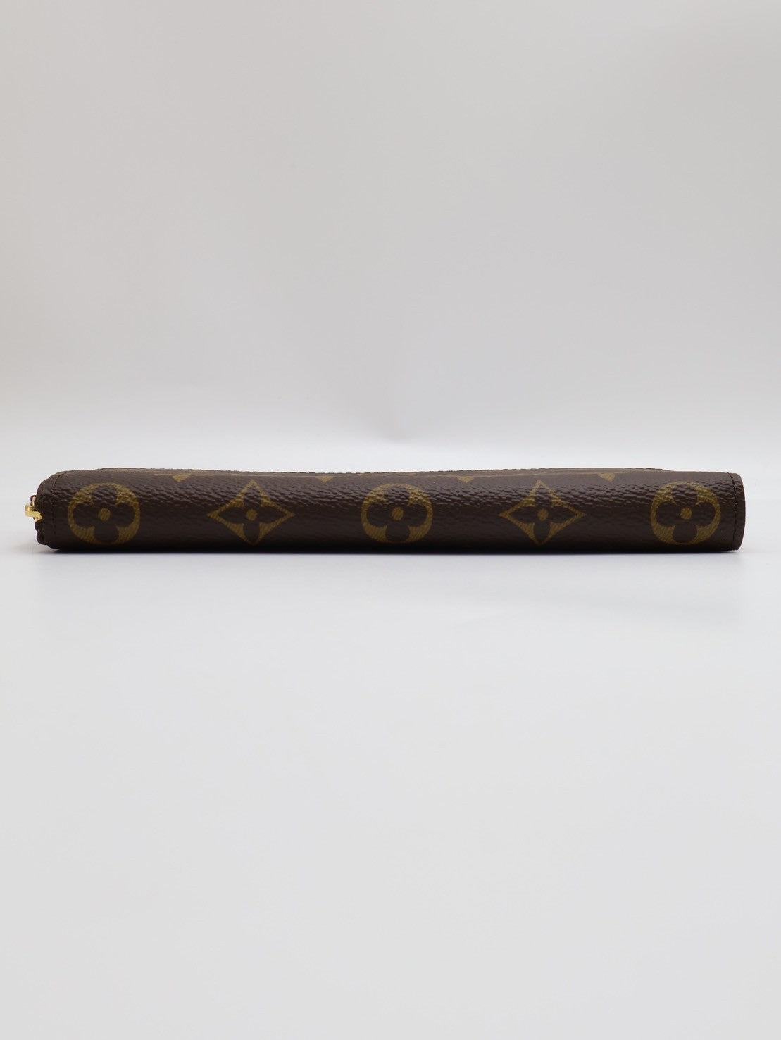 LOUIS VUITTON Clemence 老花拉鍊長夾 - 紅
