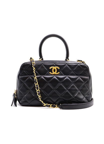CHANEL Trendy handle保齡球包 - 黑金21開
