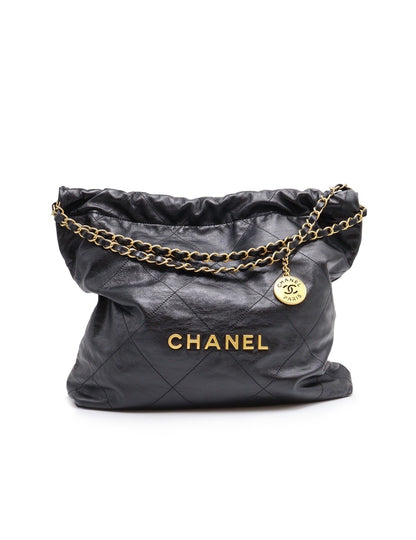 CHANEL 22 Bag - 中號黑金
