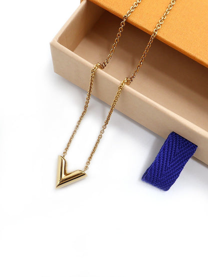 LOUIS VUITTON 經典Essential V 項鍊