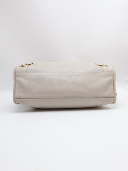 Balenciaga Classic city機車包 - 灰金