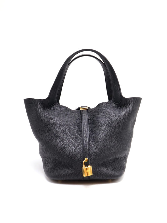 HERMES Picotin 22 - 黑金 Z