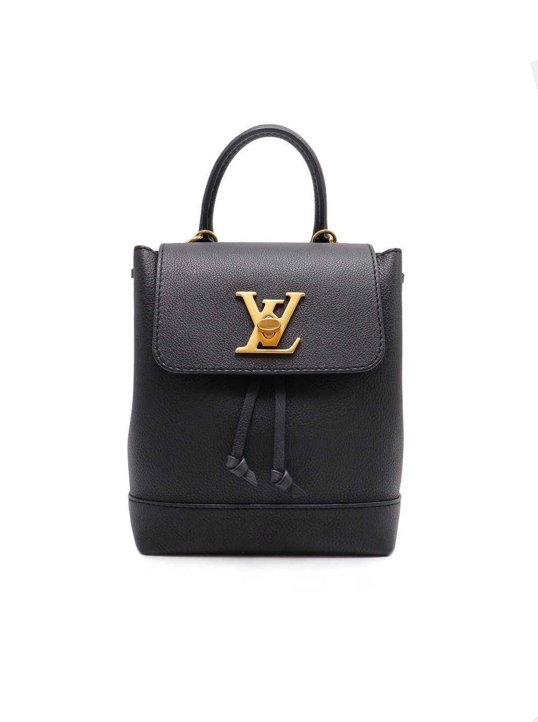 LOUIS VUITTON Lock me迷你後背包 - 黑金