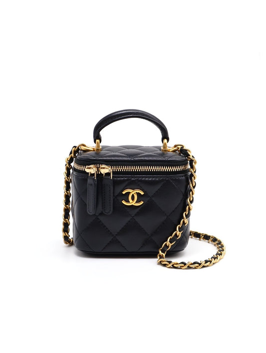 CHANEL Handle小盒子 - 黑金31開