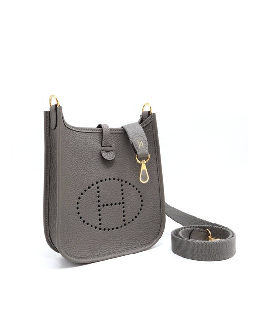 HERMES Mini evelyne - 積雨雲灰金