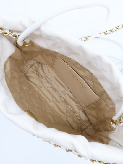 CHANEL 22 Mini bag - 黑字白金