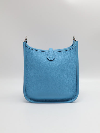 HERMES Mini evelyne - 北方藍銀 Z