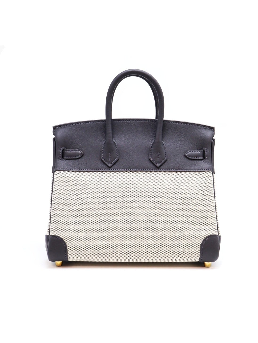 HERMES Birkin 25 - Ardoise 85 石板灰金拚帆布