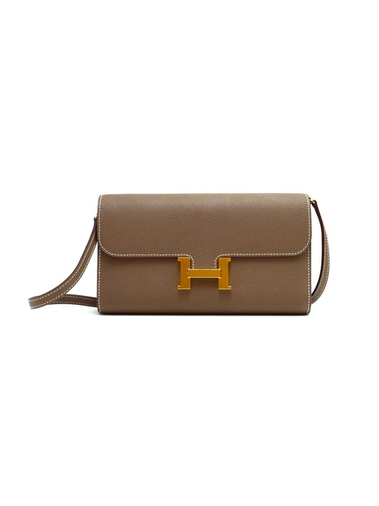 HERMES Constance to go - 灰金 W