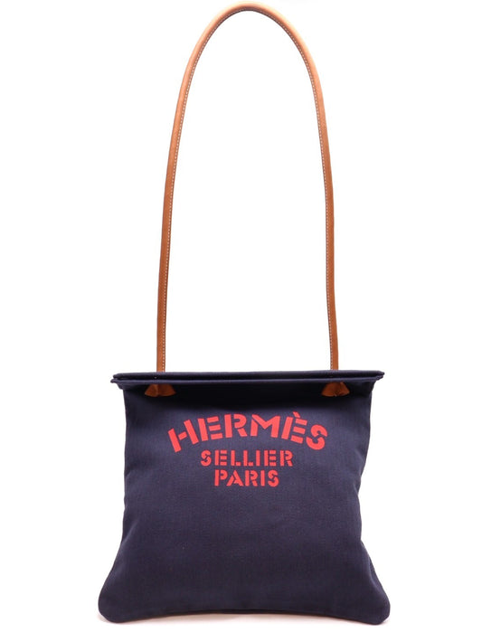 HERMES Aline帆布托特包 - 海軍藍