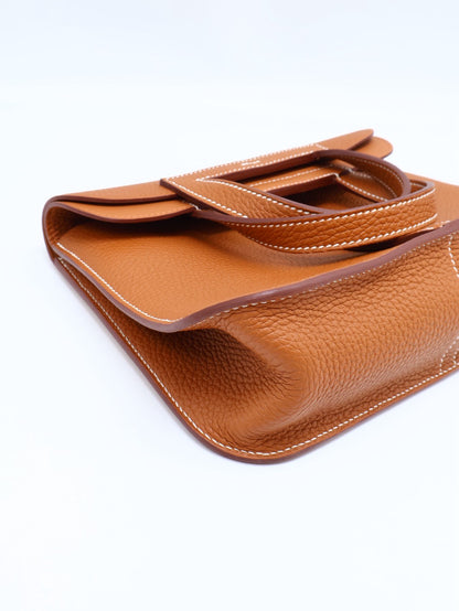 HERMES Halzan 25 - 金棕金 B
