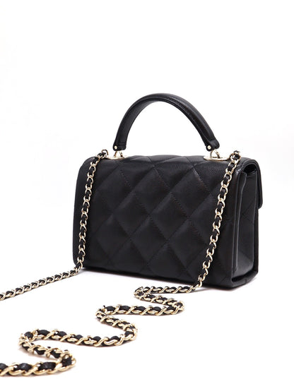 CHANEL 25S Handle方胖子 - 大號黑金