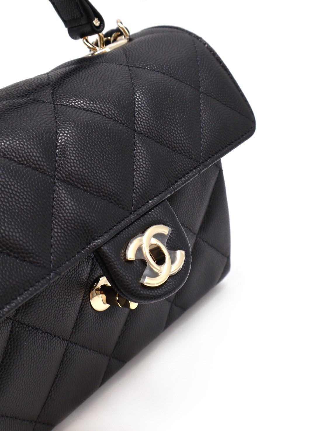 CHANEL 25S Handle方胖子 - 大號黑金