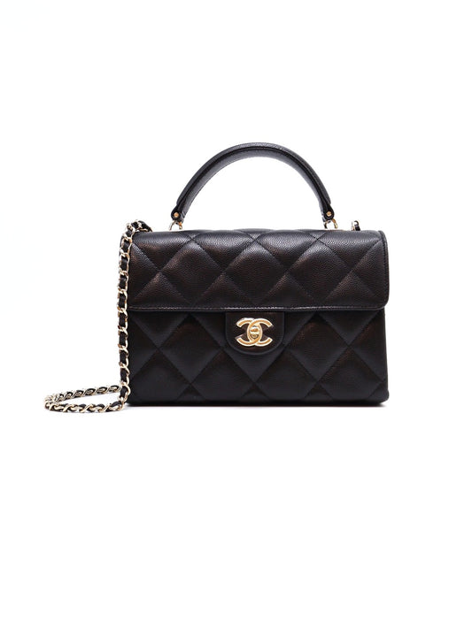 CHANEL 25S Handle方胖子 - 大號黑金