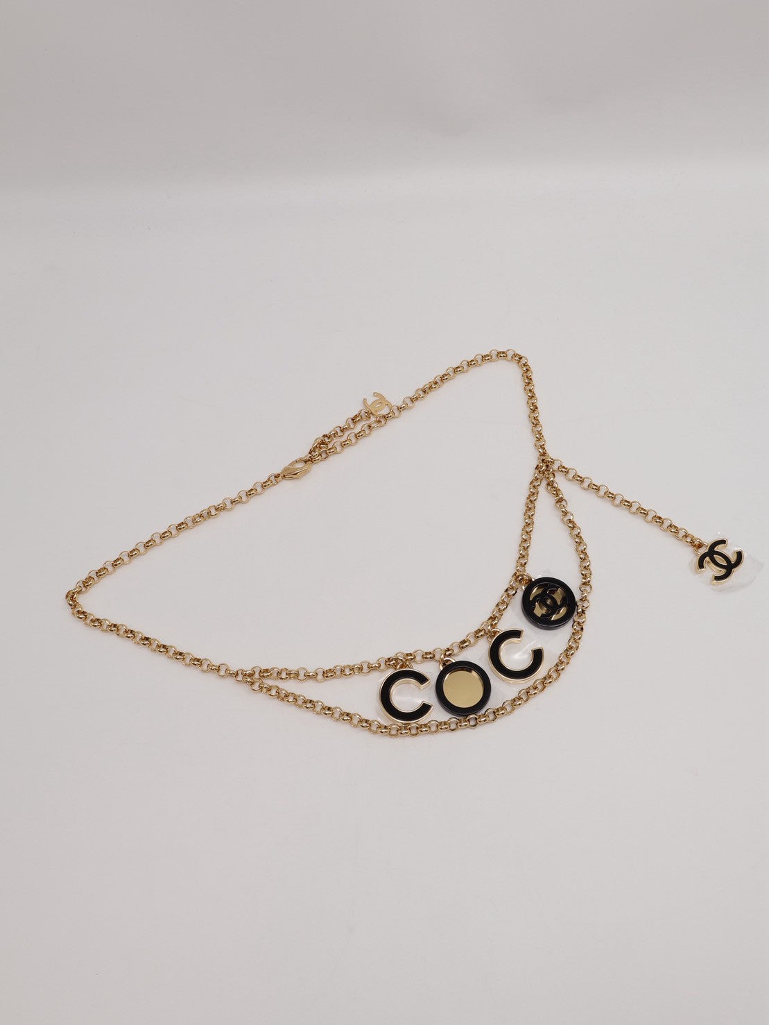 CHANEL 24B COCO腰鍊 - 黑金