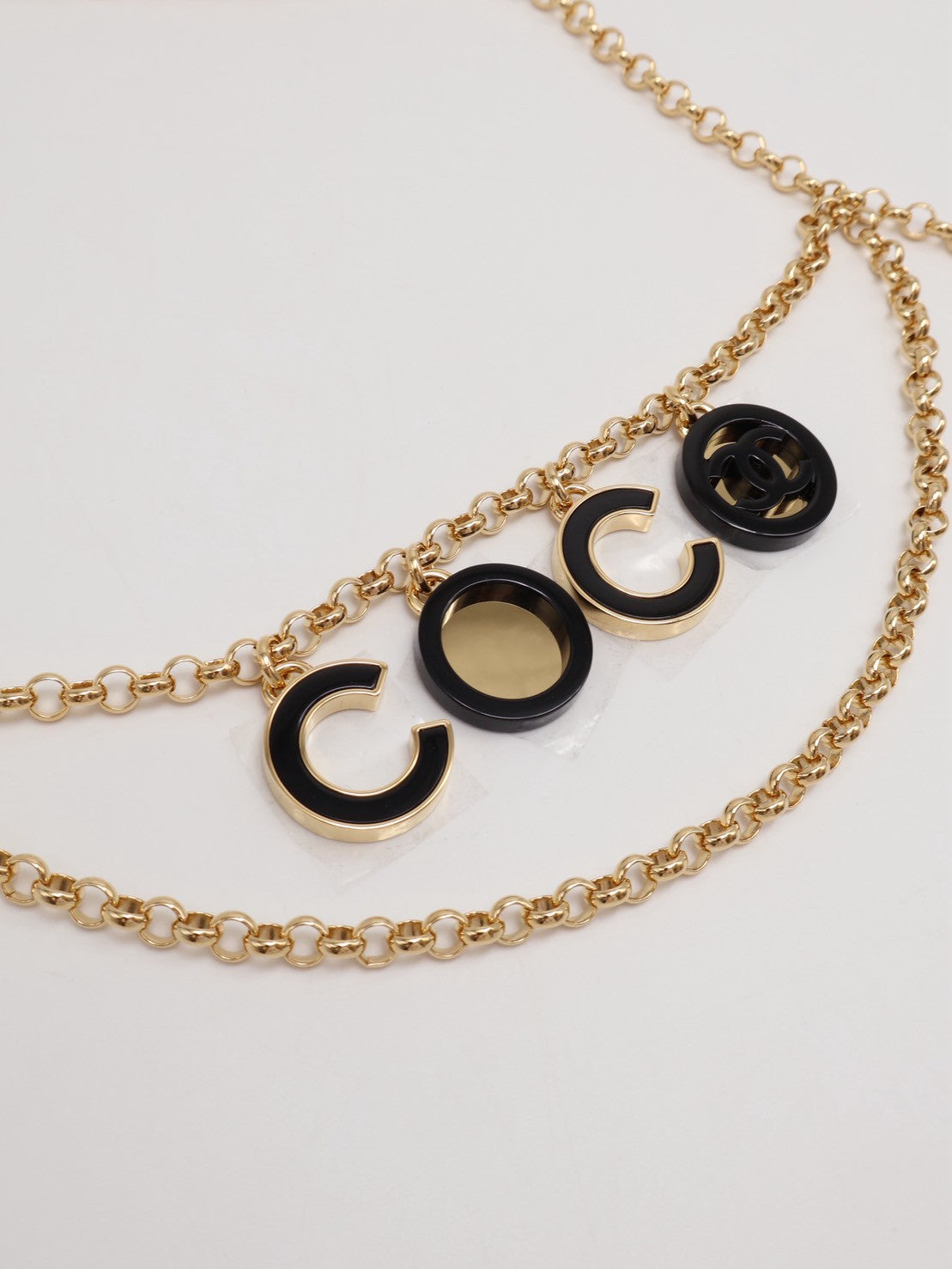 CHANEL 24B COCO腰鍊 - 黑金