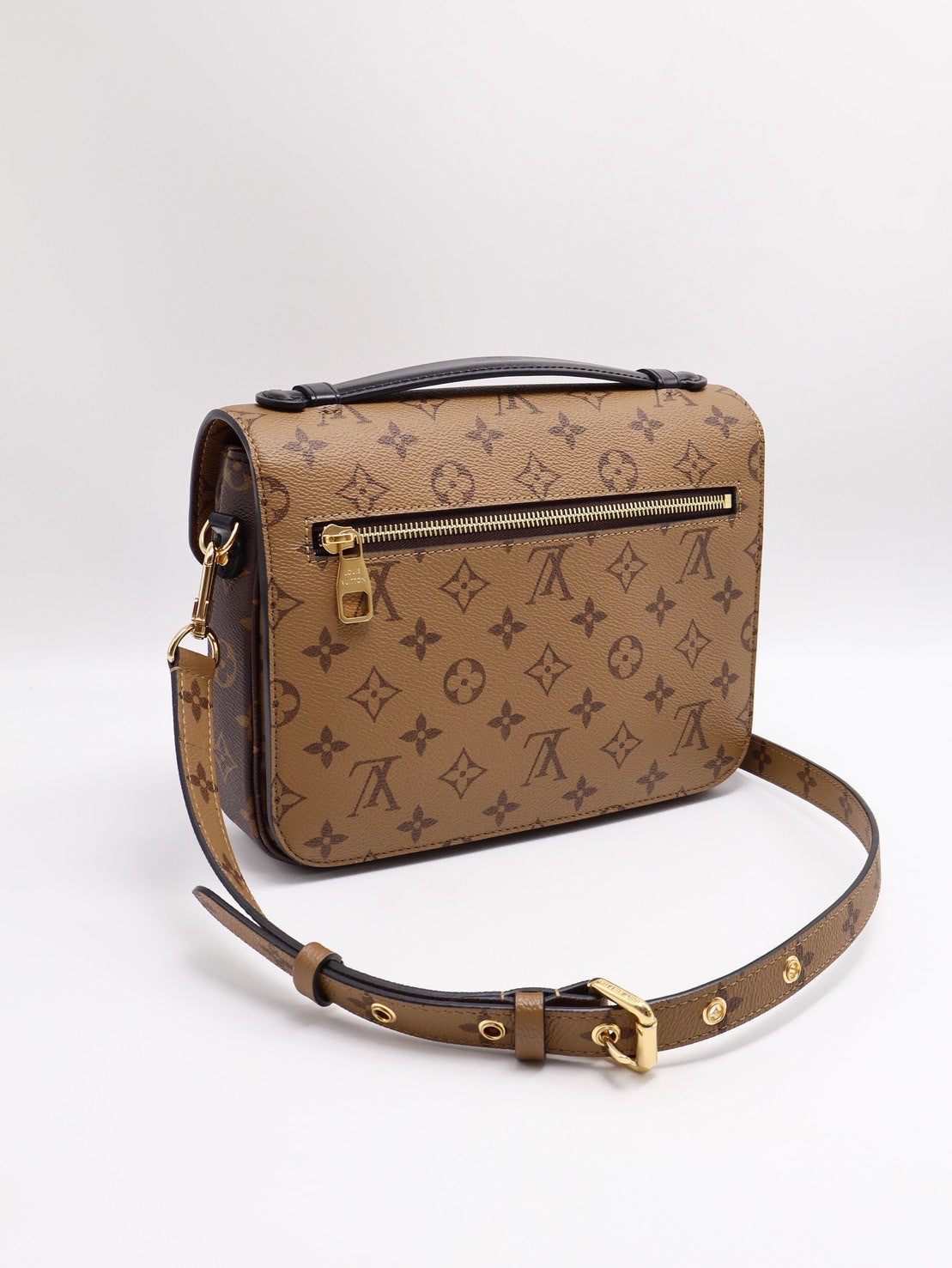 LOUIS VUITTON 拚色老花郵差包