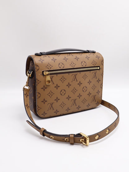LOUIS VUITTON 拚色老花郵差包