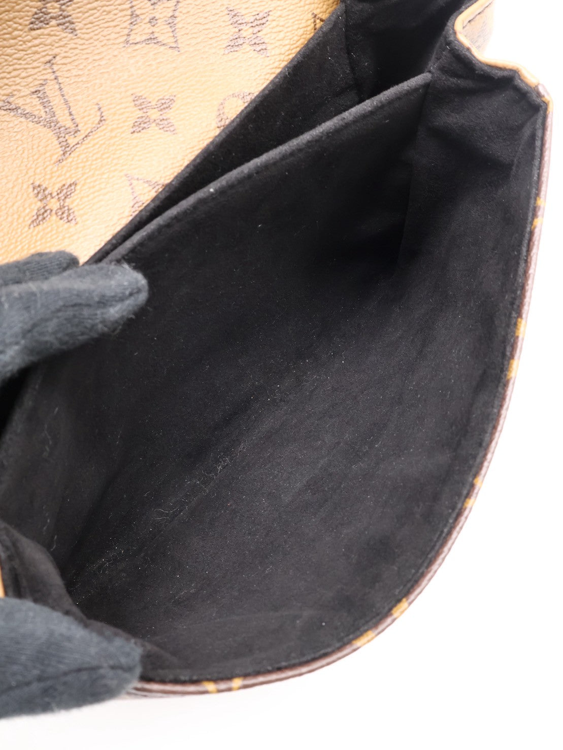 LOUIS VUITTON 拚色老花郵差包