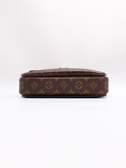 LOUIS VUITTON 拚色老花郵差包