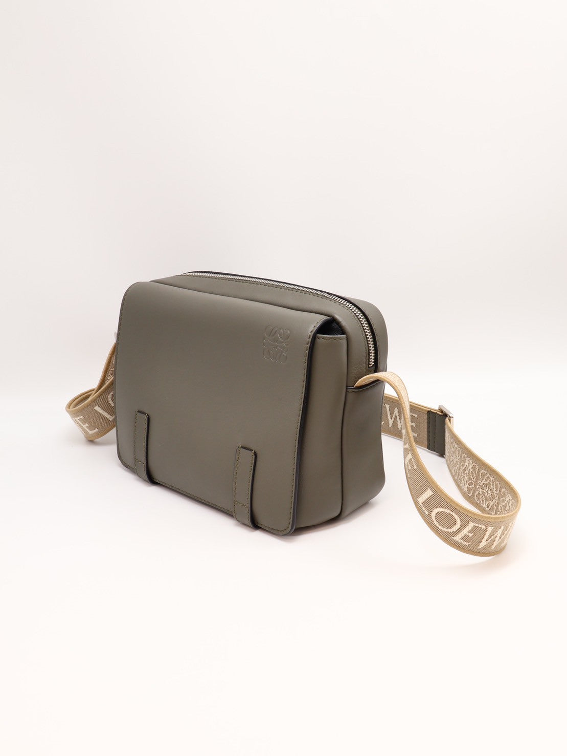 LOEWE Military郵差包 - XS軍綠