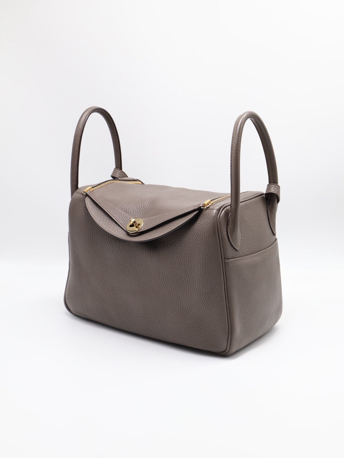 HERMES Lindy 30 - 灰金 X