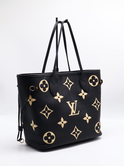 LOUIS VUITTON Neverfull tote - MM黑米