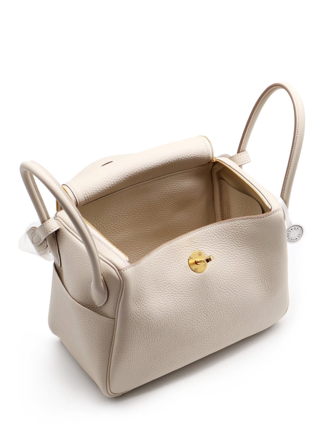 HERMES Lindy 26 - 奶昔白金