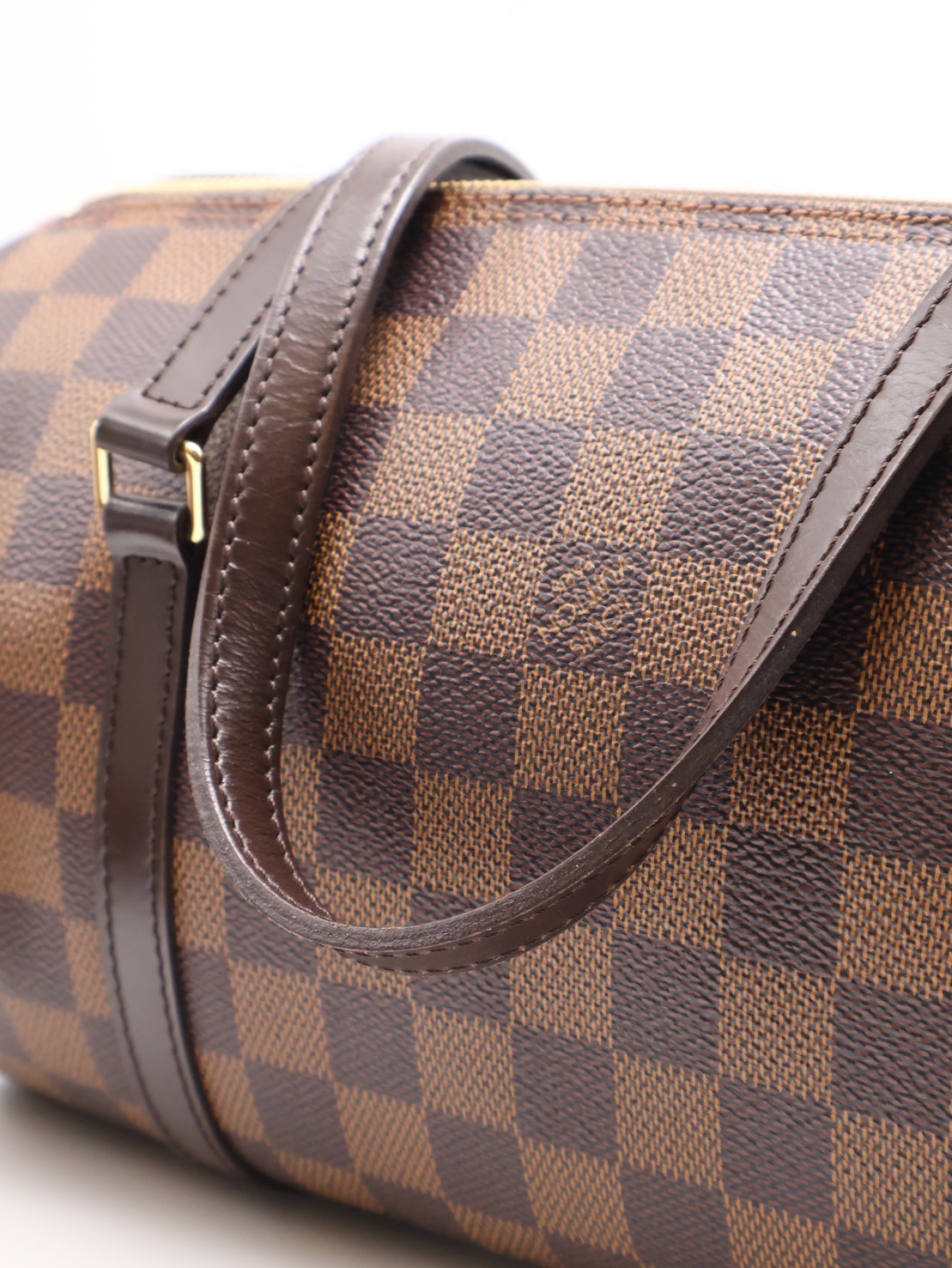 LOUIS VUITTON Papillon 30圓筒子母包 - 棋盤格