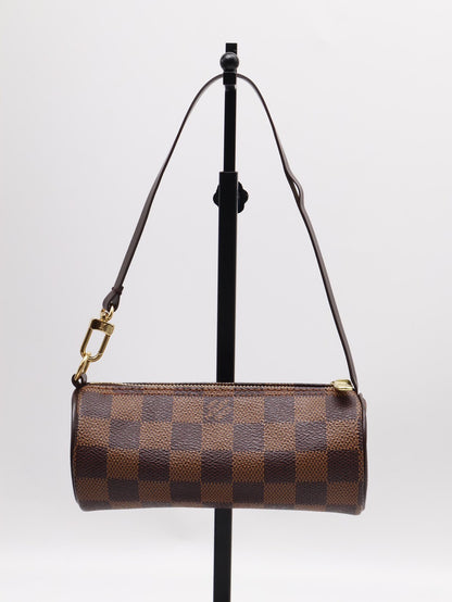 LOUIS VUITTON Papillon 30圓筒子母包 - 棋盤格