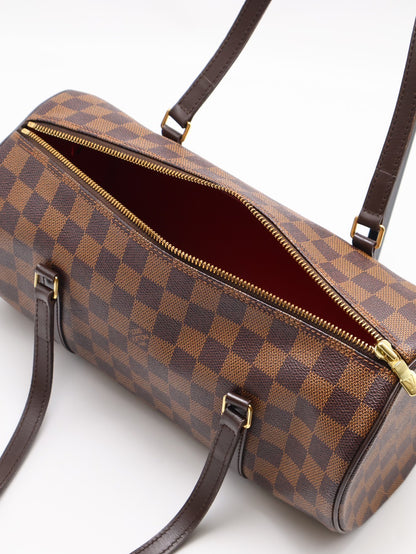 LOUIS VUITTON Papillon 30圓筒子母包 - 棋盤格