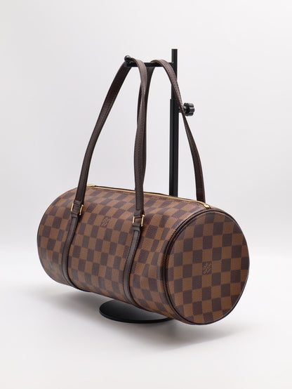 LOUIS VUITTON Papillon 30圓筒子母包 - 棋盤格
