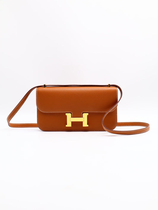 [限時95折]HERMES Constance elan 24 - 金棕金 B