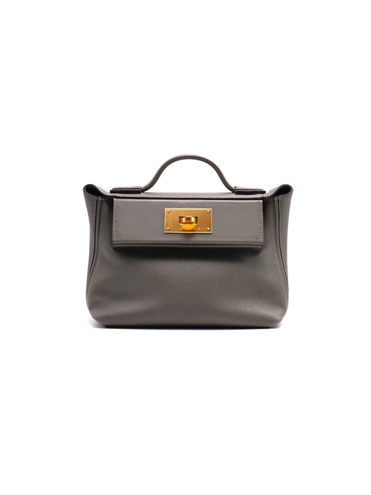HERMES Mini 24/24 - 錫器灰金 Z