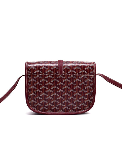GOYARD Belvedere 郵差包 - 小號酒紅