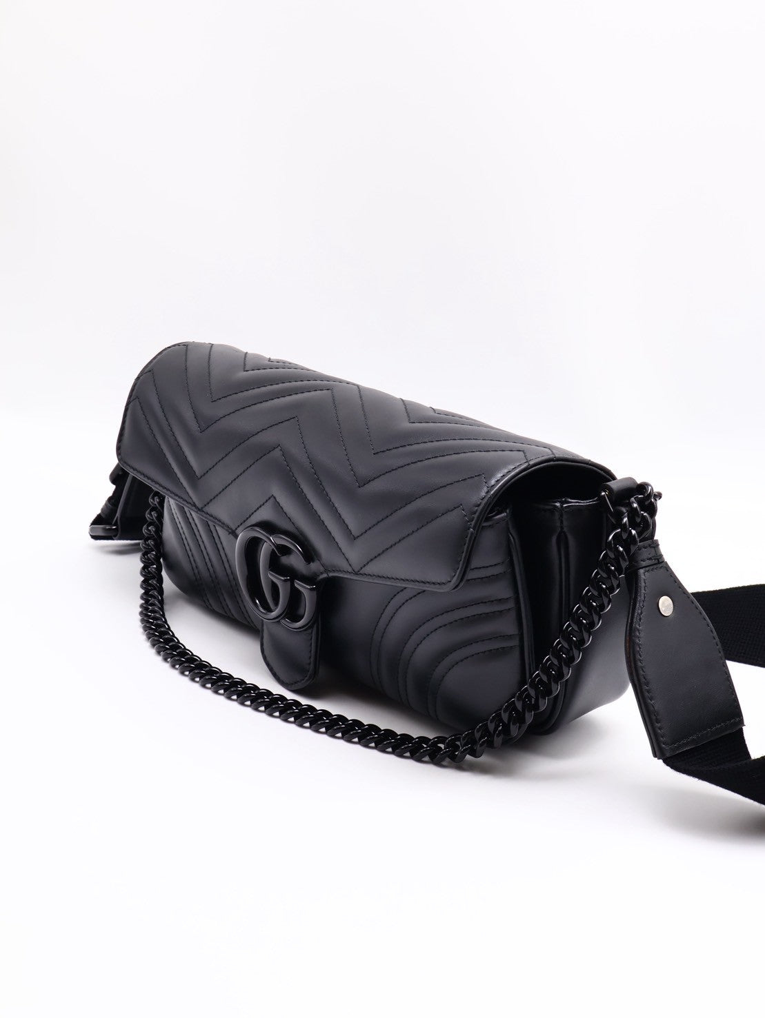 GUCCI Marmont法棍包 - So black