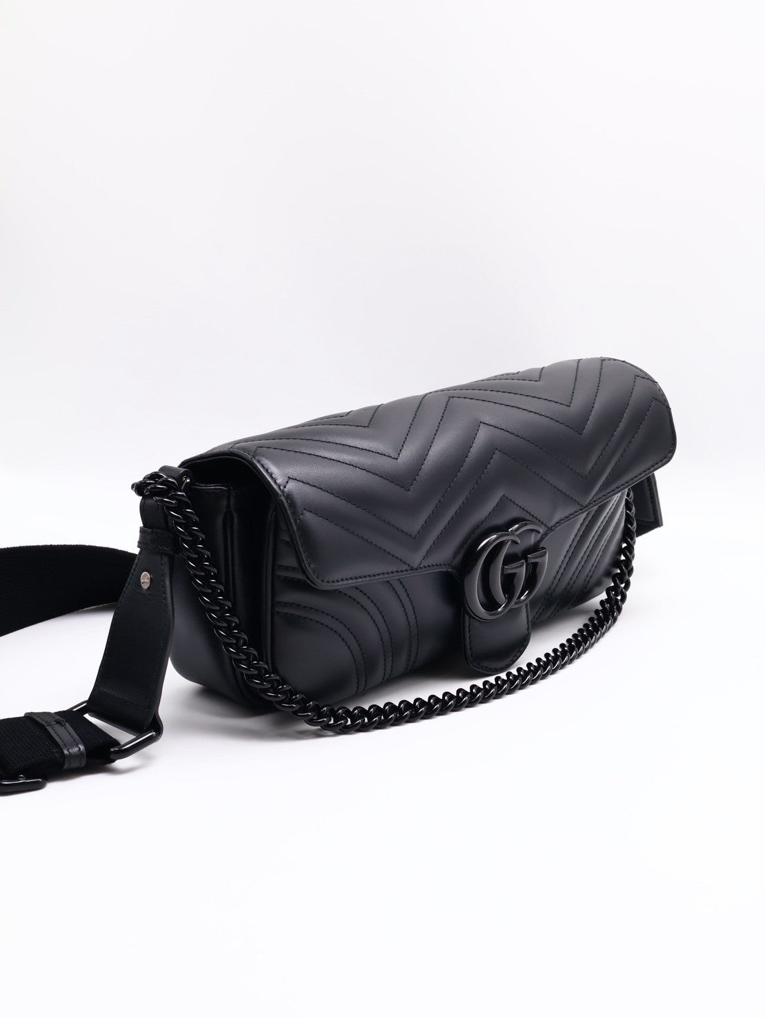 GUCCI Marmont法棍包 - So black