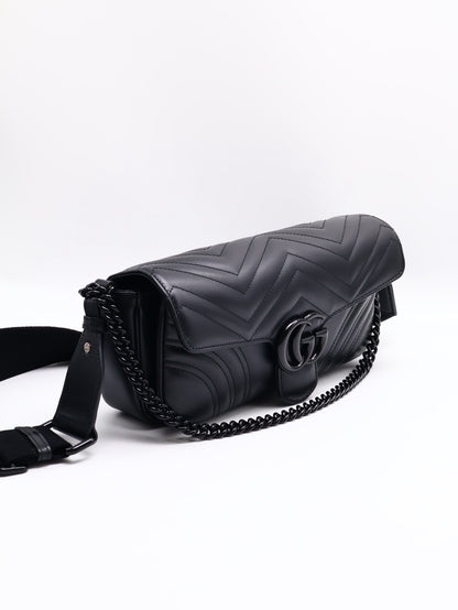 GUCCI Marmont法棍包 - So black