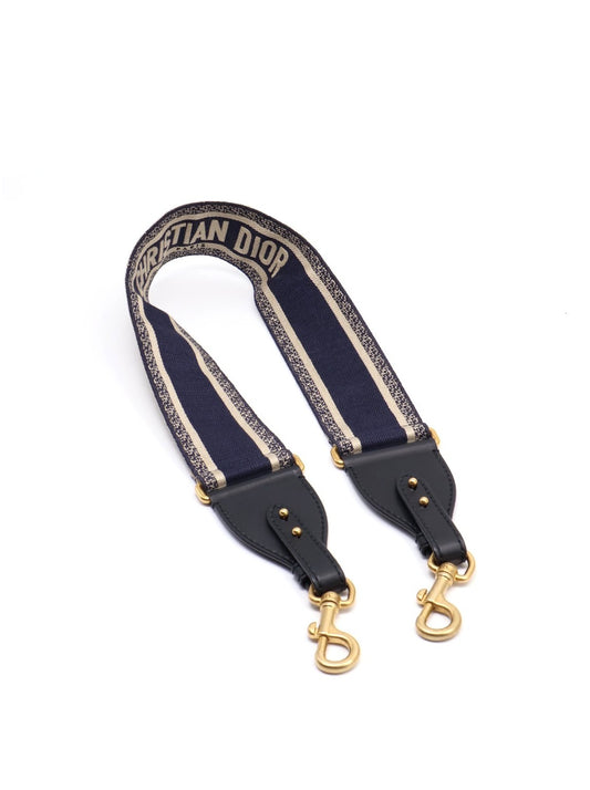 DIOR 小牛皮寬版刺繡肩背帶