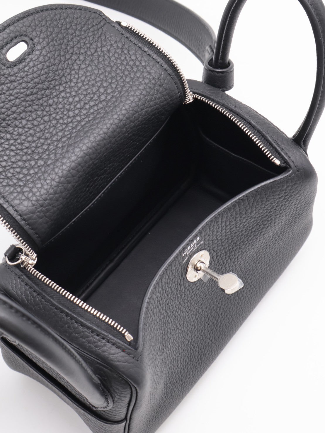 HERMES Mini lindy - 黑銀
